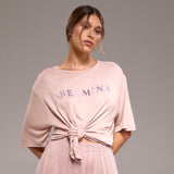 Beamina Nude Tulle Pants