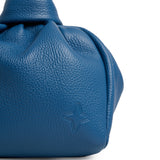 Classic Indigo Luxe Bombón Knot Wrist Bag