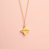 Gold Plated Bold Star Necklace