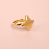 Gold Plated Bold Star Ring