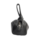Classic Black Bombón Knot Wrist Bag