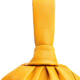 Classic Yellow Bombón Knot Wrist Bag