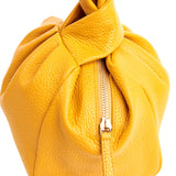 Classic Yellow Bombón Knot Wrist Bag