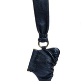 Mini-Mina Miniature Metallic Navy Bag