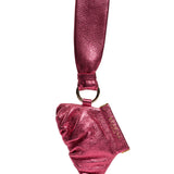 Mini-Mina Miniature Metallic Fuchsia Bag