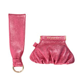Mini-Mina Miniature Metallic Fuchsia Bag