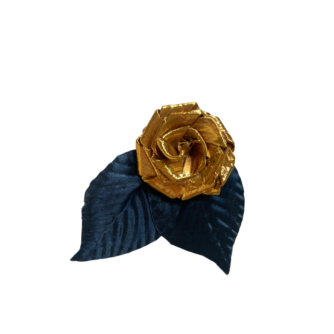 Gold online rose pin