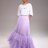 Karrie Lilac Tulle Skirt