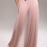 Beamina Nude Tulle Pants