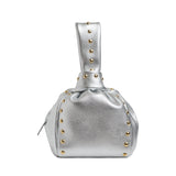 Studs Silver Bombón Knot Wrist Bag