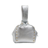 Studs Silver Bombón Knot Wrist Bag