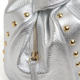 Studs Silver Bombón Knot Wrist Bag