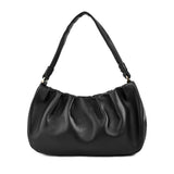 Clau Black Baguette Bag