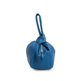 Classic Indigo Luxe Bombón Knot Wrist Bag