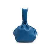 Classic Indigo Luxe Bombón Knot Wrist Bag