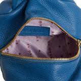 Classic Indigo Luxe Bombón Knot Wrist Bag