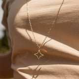 Solitare Star Necklace