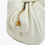Classic White Bombón Knot Wrist Bag