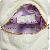 Classic White Bombón Knot Wrist Bag