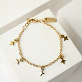 Small Link Star Bracelet