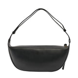 Grace Black Adjustable Baguette Bag