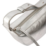 Grace Silver Adjustable Baguette Bag