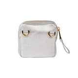 Mini Paulina Silver Accessory Bag