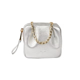 Mini Paulina Silver Accessory Bag