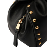 Studs Black Bombón Knot Wrist Bag