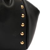 Studs Black Bombón Knot Wrist Bag