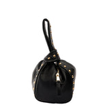 Studs Black Bombón Knot Wrist Bag