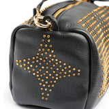 Studed Barrel Black-Gold Bag