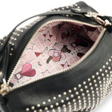 Studed Barrel Black-Silver Bag