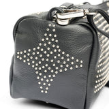 Studed Barrel Black-Silver Bag