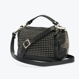 Studed Barrel Black-Silver Bag