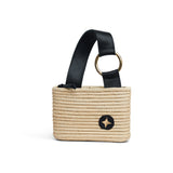 Soleil Woven Black Wristlet