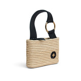Soleil Woven Black Wristlet