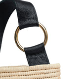 Soleil Woven Black Wristlet