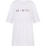 Beamina White Beaded Tee