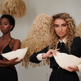 Zer Ivory Versatile Chain Clutch
