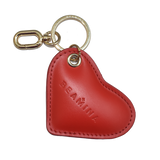Leather Heart Keychain